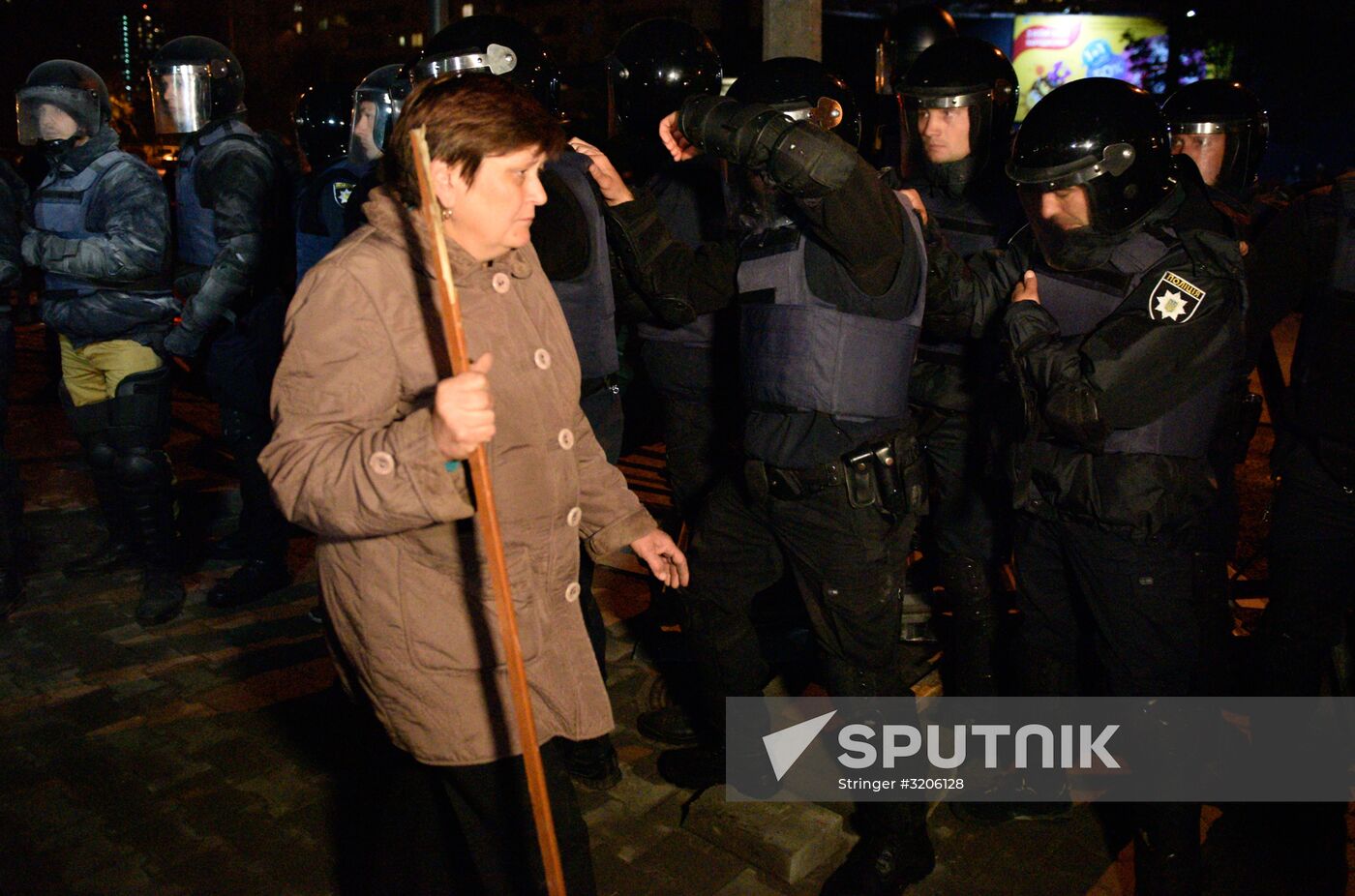 Protest against police misconduct in Kiev