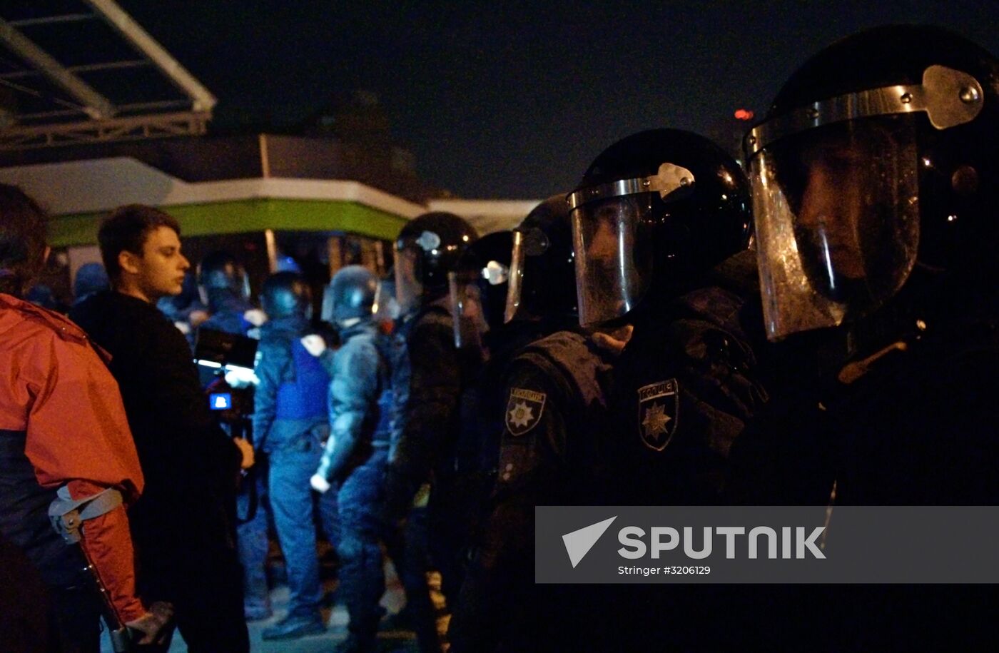 Protest against police misconduct in Kiev
