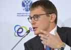Alexei Sazanov, Director of Tax Policy and Customs Schedule Department at the Russian Ministry of Finance, during the roundtable, Petroleum Refining in Russia: Large-Scale Modernization and New Challenges, held as part of the Russian Energy Week International Forum in Moscow. Location: Russia, Moscow. Author: Grigory Sysoev/Sputnik. Russian Energy Week International Forum