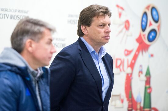 FIFA delegation and Rossiya 2018 Organizing Committee inspect Luzhniki Stadium