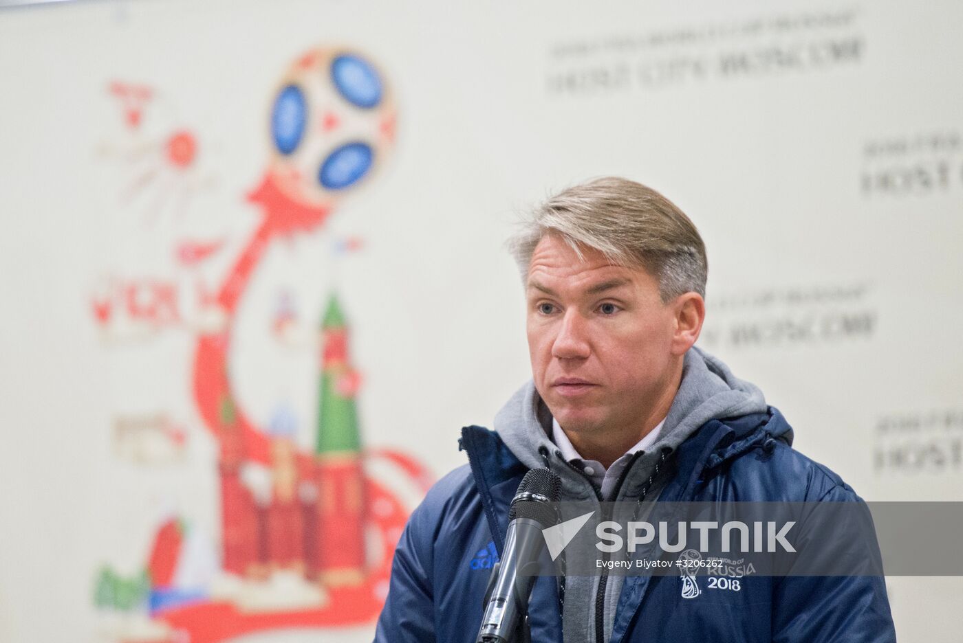 FIFA delegation and Rossiya 2018 Organizing Committee inspect Luzhniki Stadium