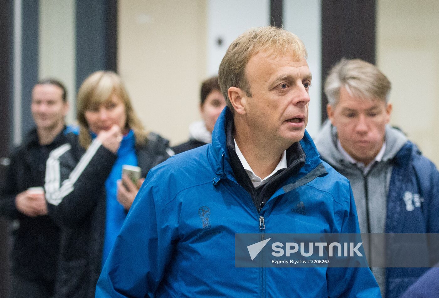 FIFA delegation and Rossiya 2018 Organizing Committee inspect Luzhniki Stadium