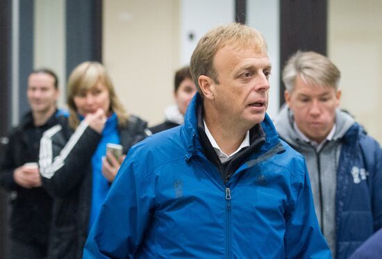 FIFA delegation and Rossiya 2018 Organizing Committee inspect Luzhniki Stadium