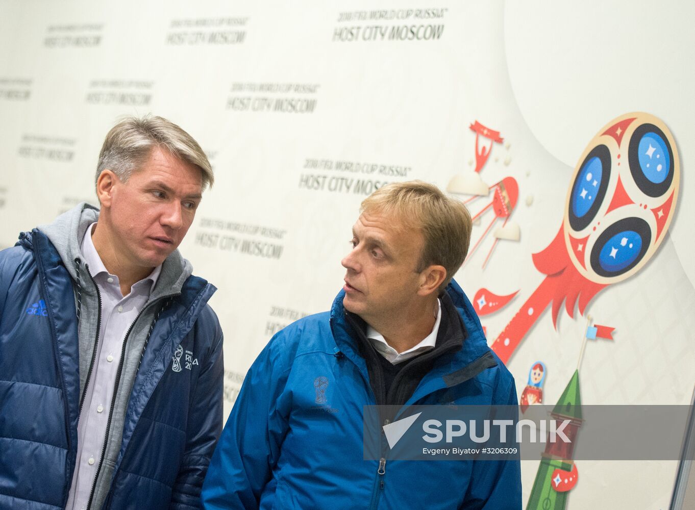 FIFA delegation and Rossiya 2018 Organizing Committee inspect Luzhniki Stadium