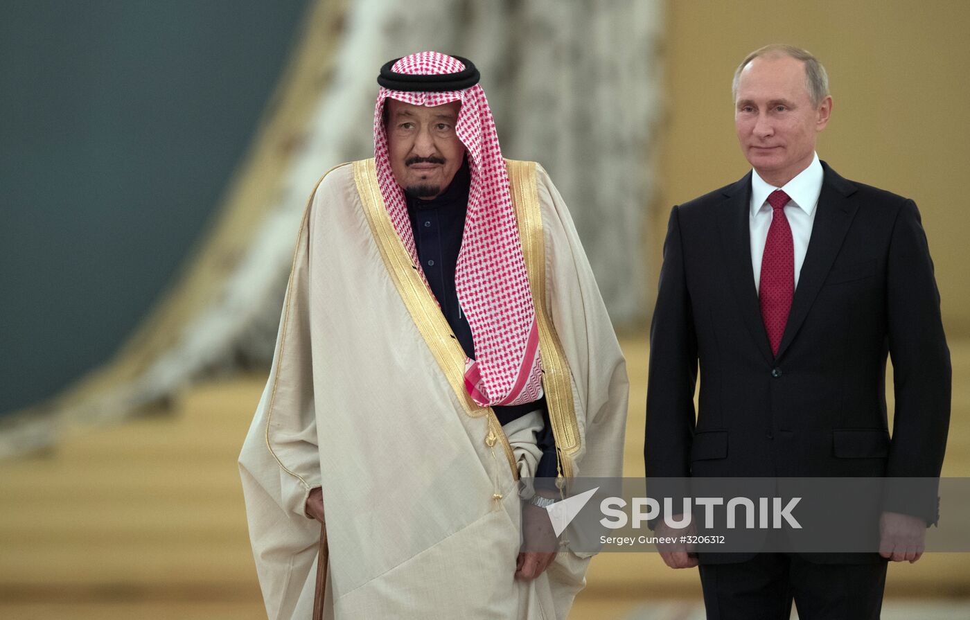 Russian President Vladimir Putin's talks with King Salman bin Abdulaziz Al Saud of Saudi Arabia