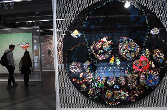Takashi Murakami's exhibition, Under the Radiation Falls