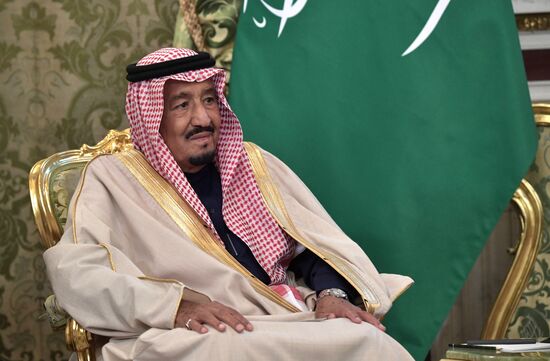 Russian President Vladimir Putin's talks with King Salman bin Abdulaziz Al Saud of Saudi Arabia