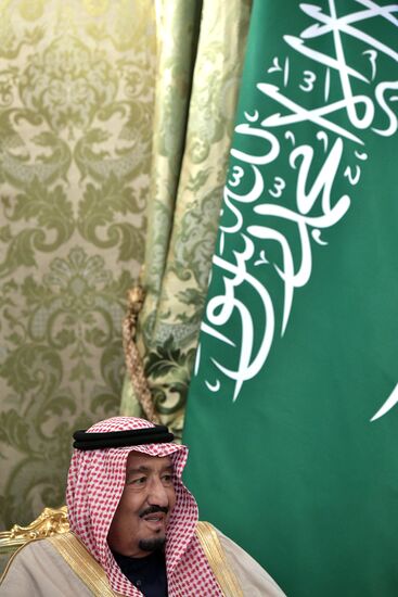 Russian President Vladimir Putin's talks with King Salman bin Abdulaziz Al Saud of Saudi Arabia