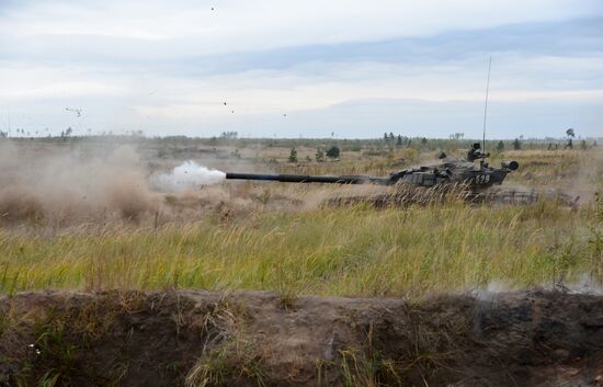 Tank exercise in Voronezh Region
