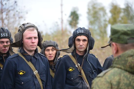 Tank exercise in Voronezh Region