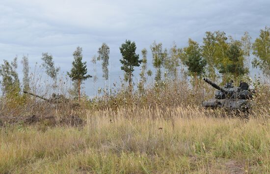 Tank exercise in Voronezh Region