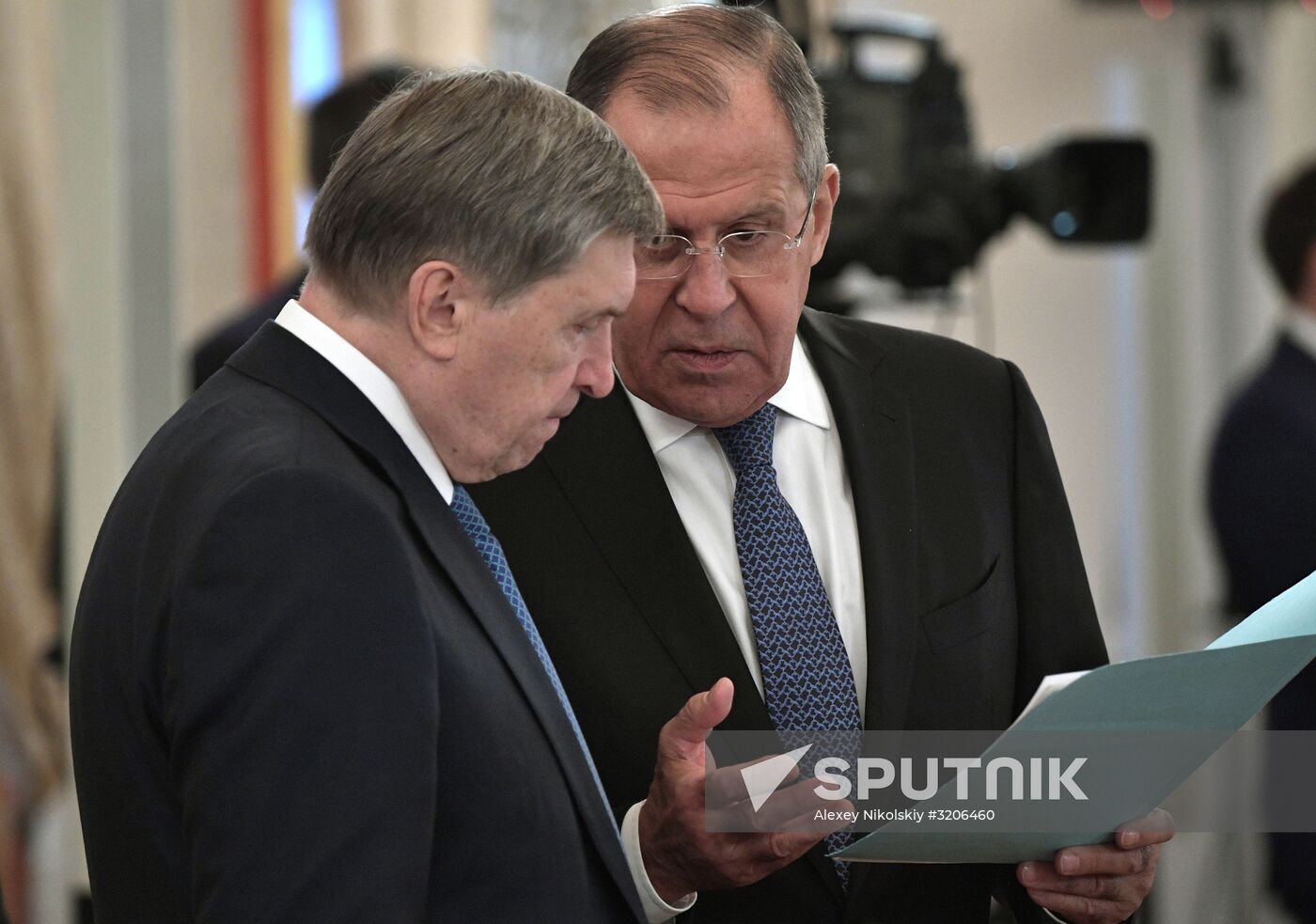 Russian President Vladimir Putin's talks with King Salman bin Abdulaziz Al Saud of Saudi Arabia