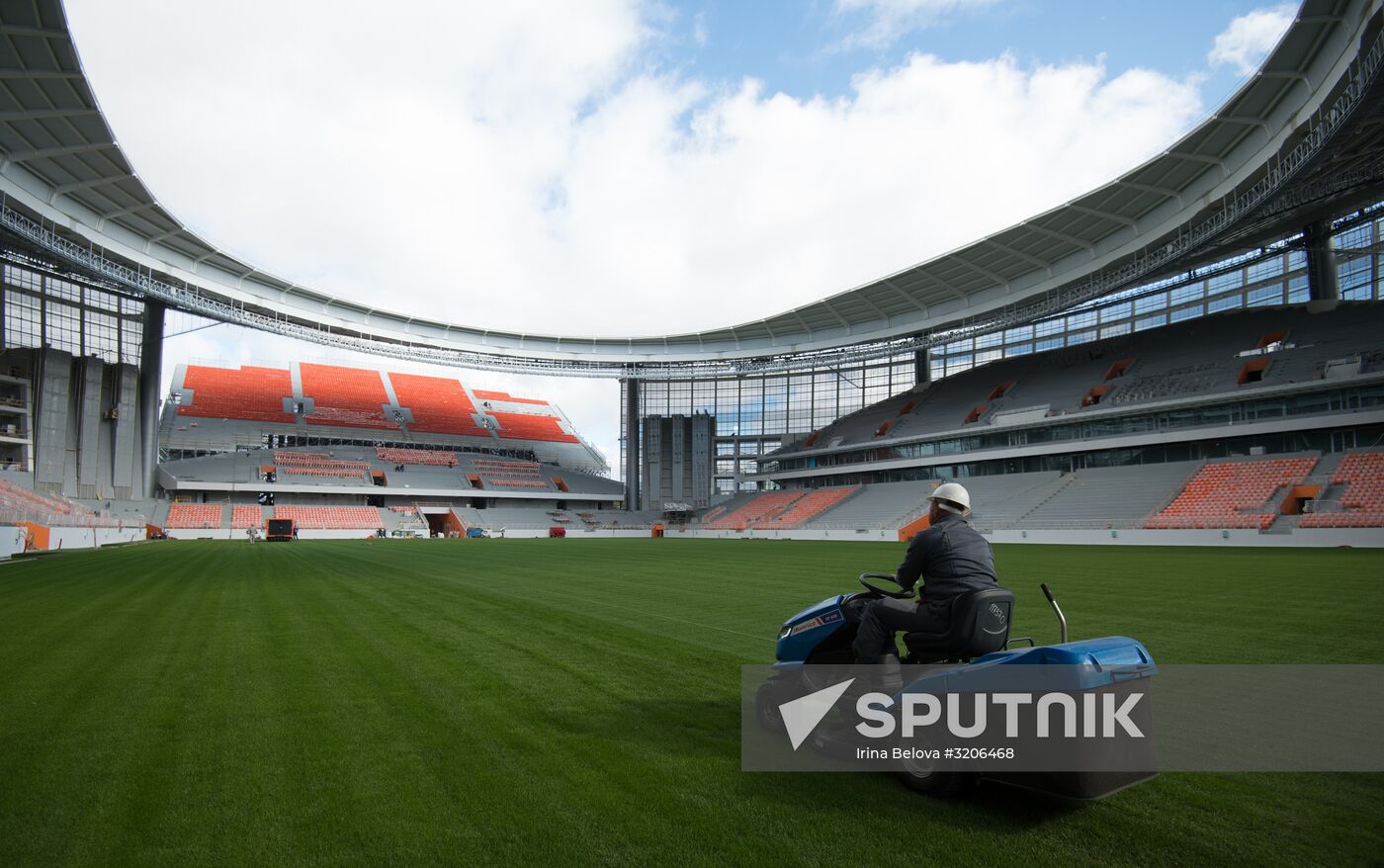 Tsentralny Stadium in Yekaterinburg undergoes reconstruction
