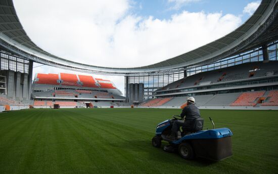 Tsentralny Stadium in Yekaterinburg undergoes reconstruction