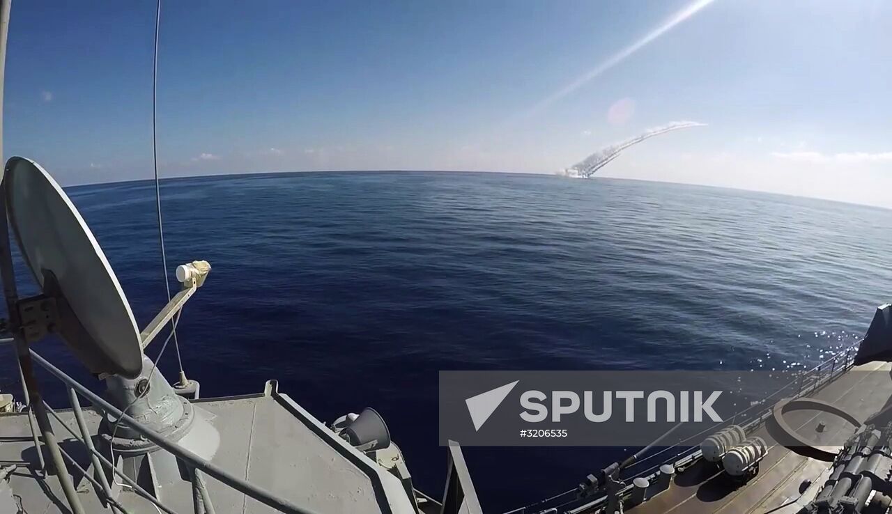 Black Sea submarines strike terrorists in Syria from Mediterranean