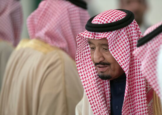 Russian President Vladimir Putin's talks with King Salman bin Abdulaziz Al Saud of Saudi Arabia