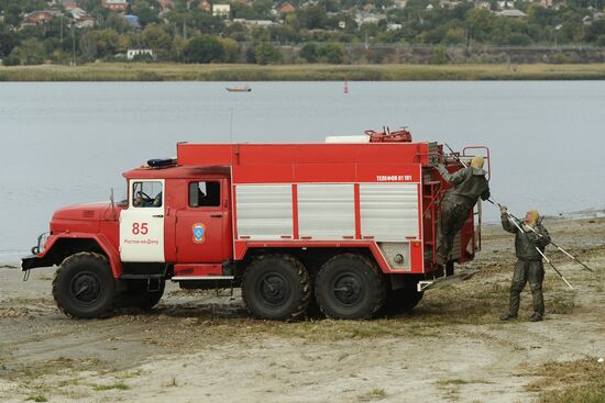 EMERCOM holds drill in Rostov-on-Don