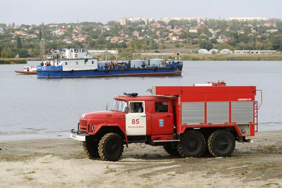EMERCOM holds drill in Rostov-on-Don