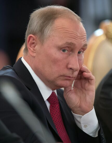 Russian President Vladimir Putin's talks with King Salman bin Abdulaziz Al Saud of Saudi Arabia