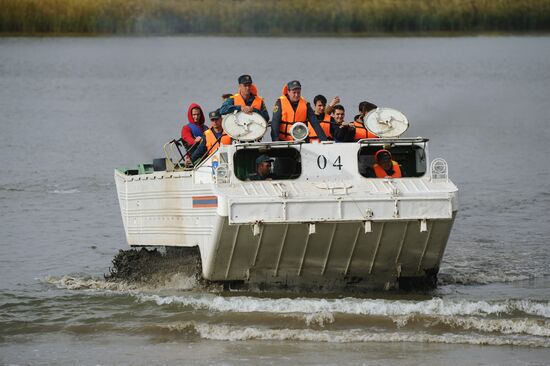 EMERCOM holds drill in Rostov-on-Don
