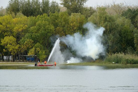 EMERCOM holds drill in Rostov-on-Don