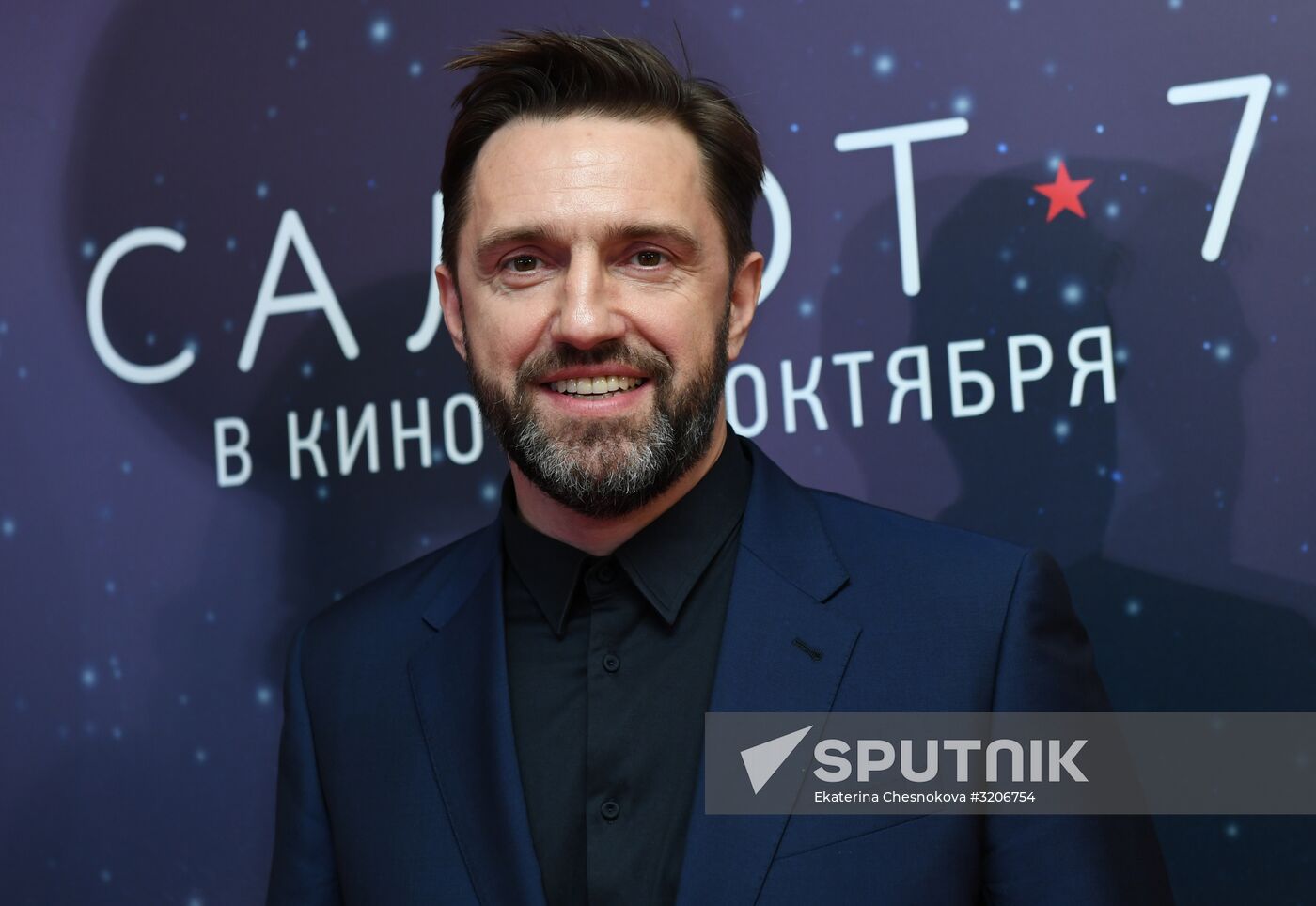 First run of movie "Salyut-7"
