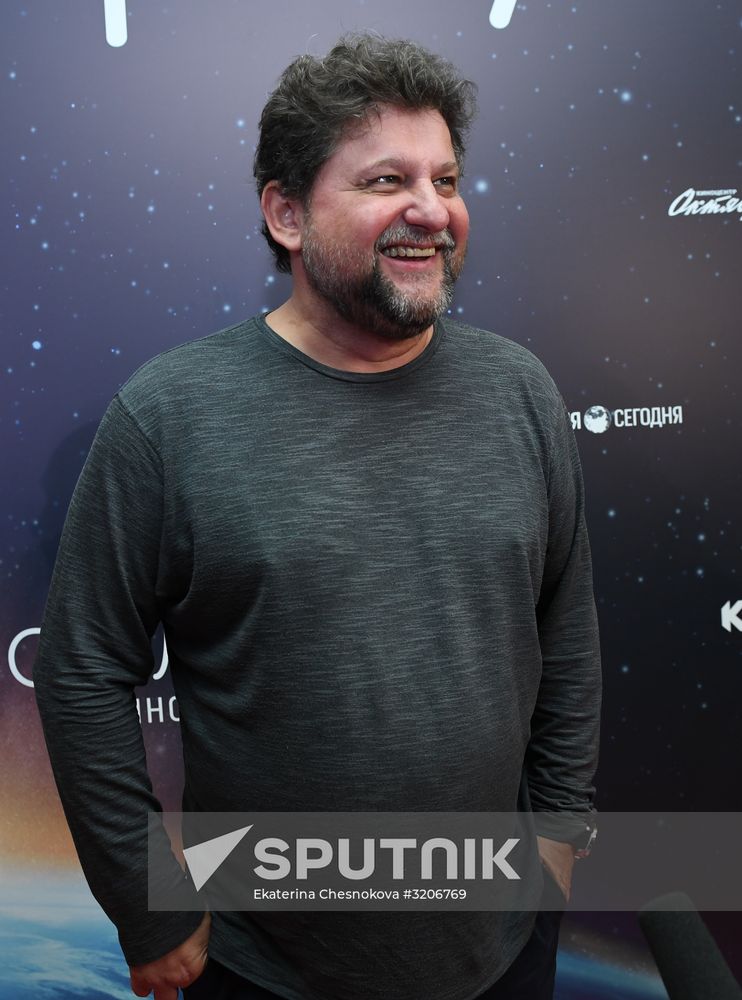 First run of movie "Salyut-7"