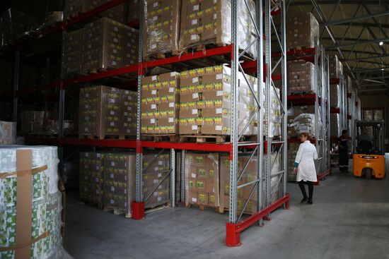 Juice production in Krasnodar Territory