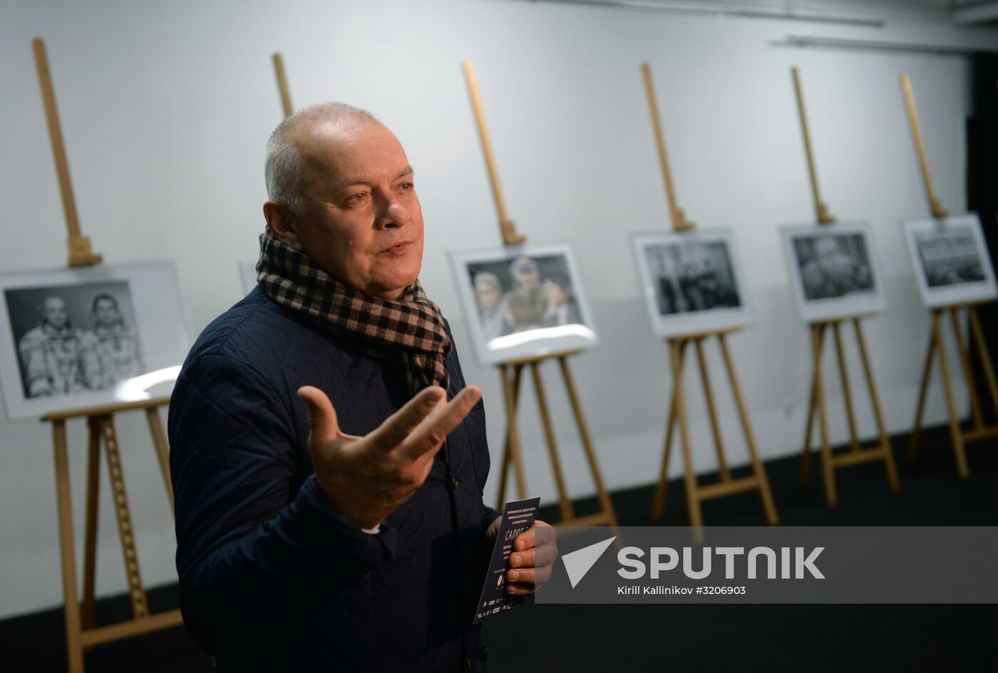 First run of movie "Salyut-7"