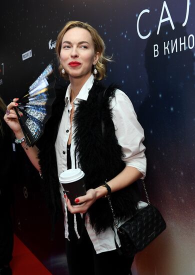 First run of movie "Salyut-7"
