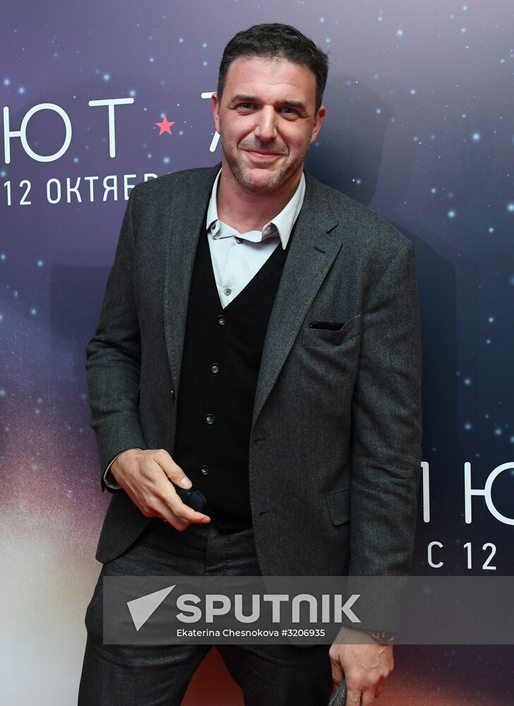 First run of movie "Salyut-7"
