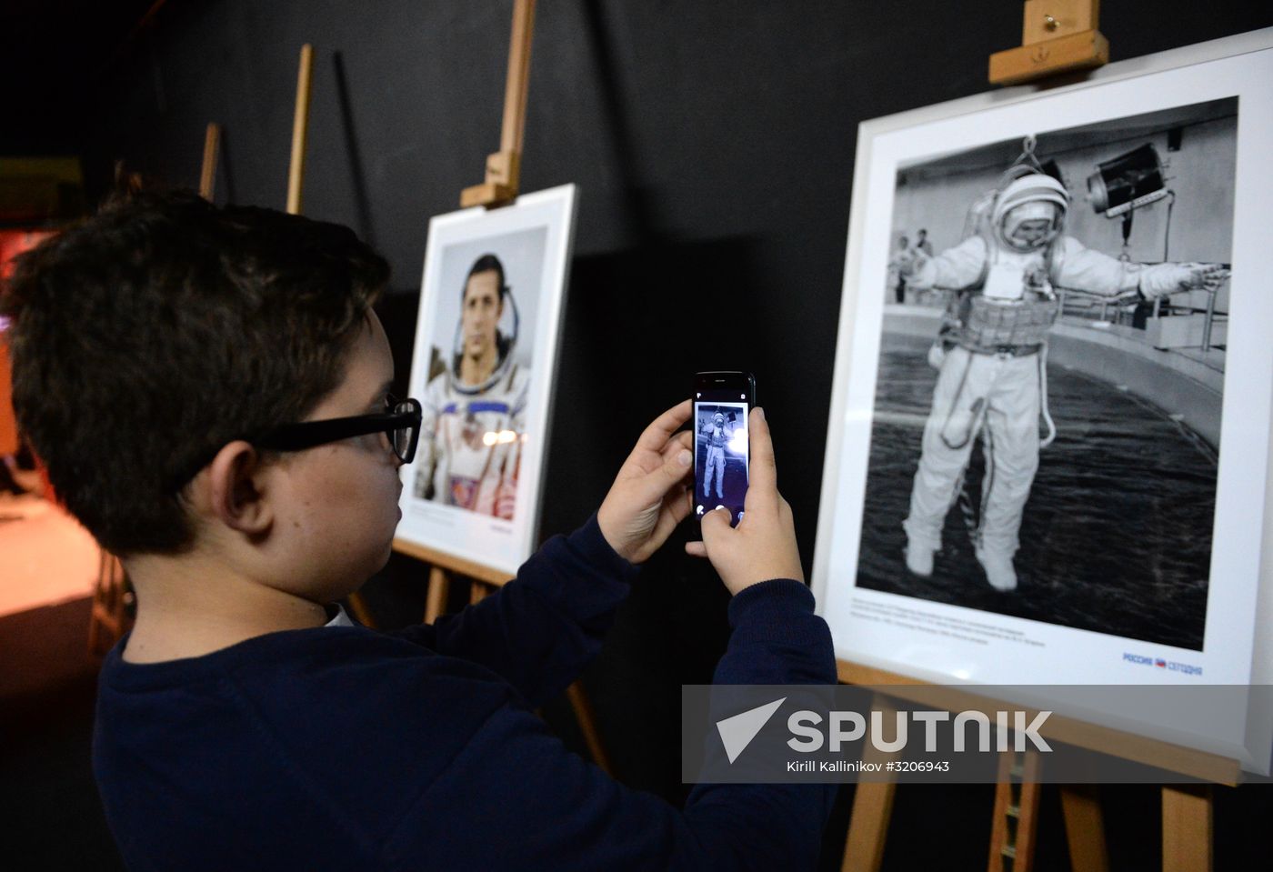 First run of movie "Salyut-7"