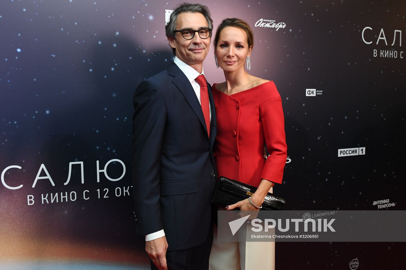 First run of movie "Salyut-7"