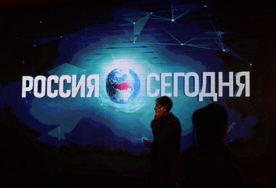 First run of movie "Salyut-7"