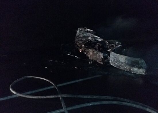 Train collides with bus at railway crossing in Vladimir Region