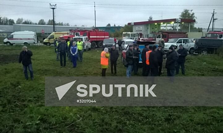 Train collides with bus at railway crossing in Vladimir Region