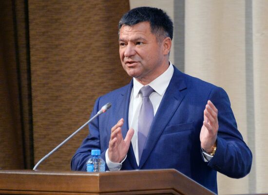 Formal presentation of Acting Governor of Primorye Andrei Tarasenko