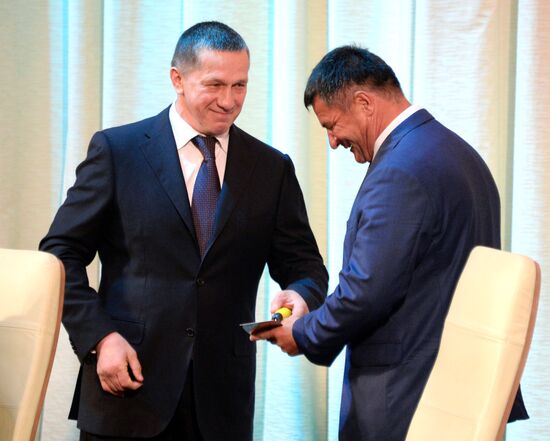 Formal presentation of Acting Governor of Primorye Andrei Tarasenko