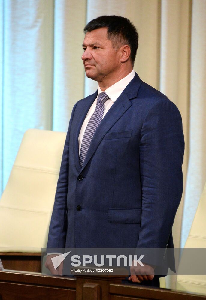 Formal presentation of Acting Governor of Primorye Andrei Tarasenko