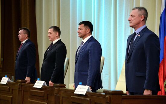 Formal presentation of Acting Governor of Primorye Andrei Tarasenko