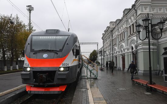 Russina Railways presents Kremlin Cadets branded train
