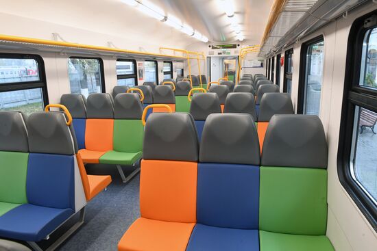 Russian Railways presents Kremlin Cadets branded train