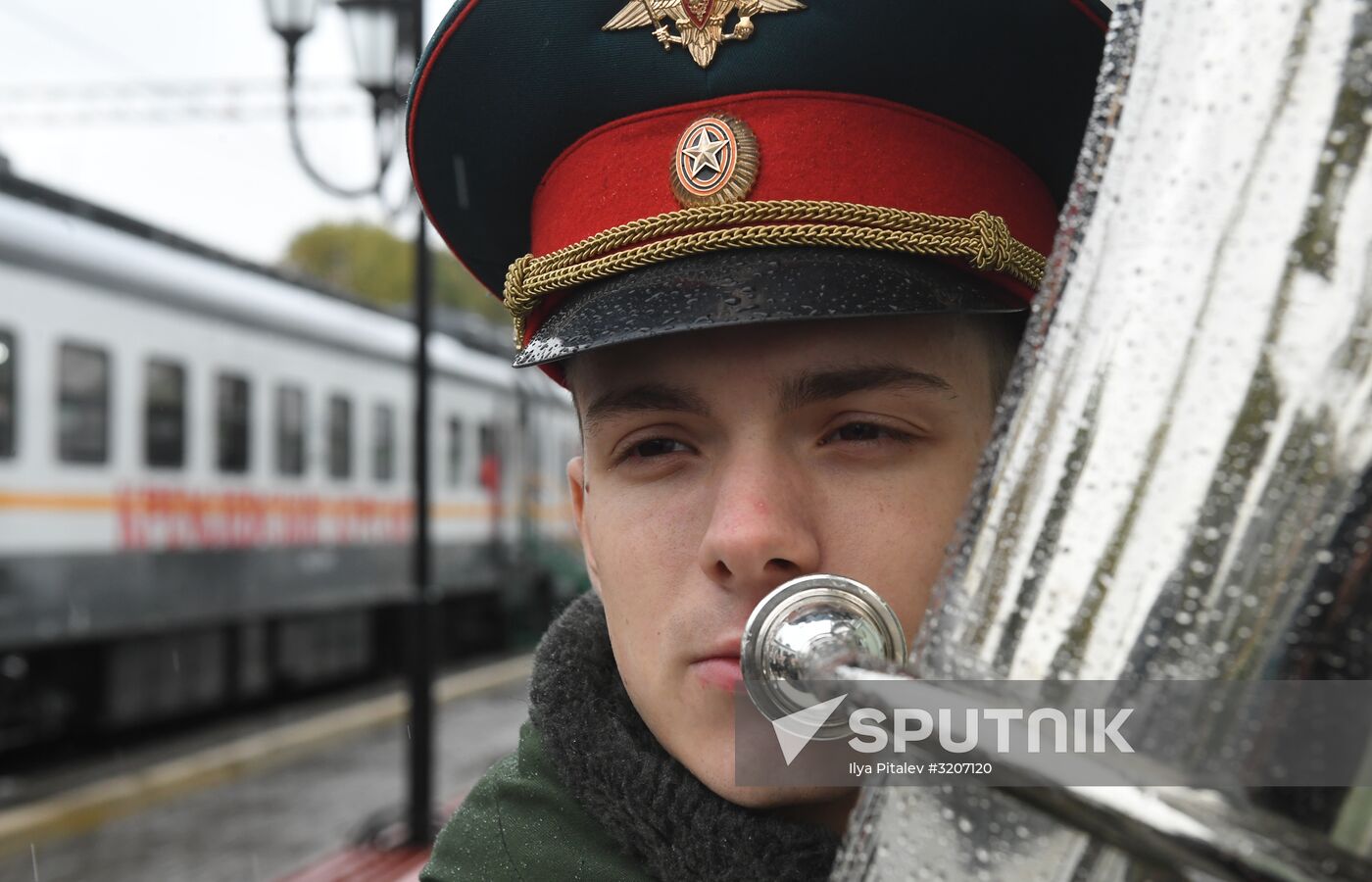 Russina Railways presents Kremlin Cadets branded train