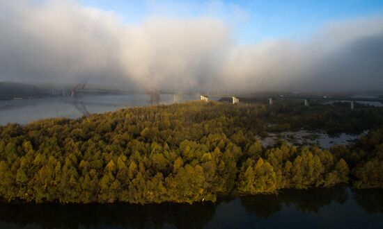 Fogs in Novosibirsk