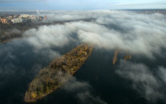 Fogs in Novosibirsk