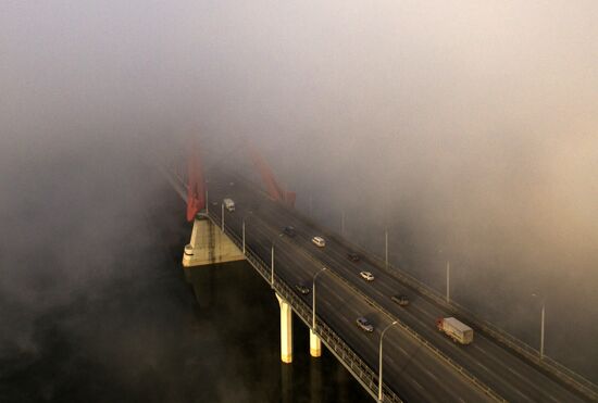 Fogs in Novosibirsk