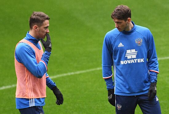 Football. Training of Russia's national team