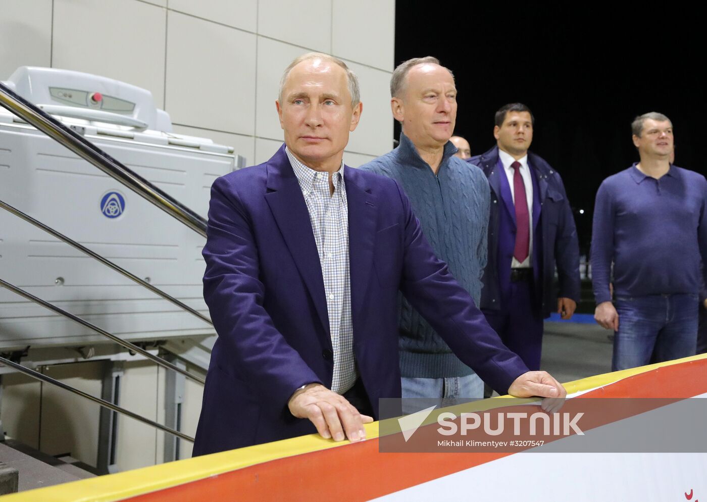Russian President Vladimir Putin visits Sport Inn complex in Sochi