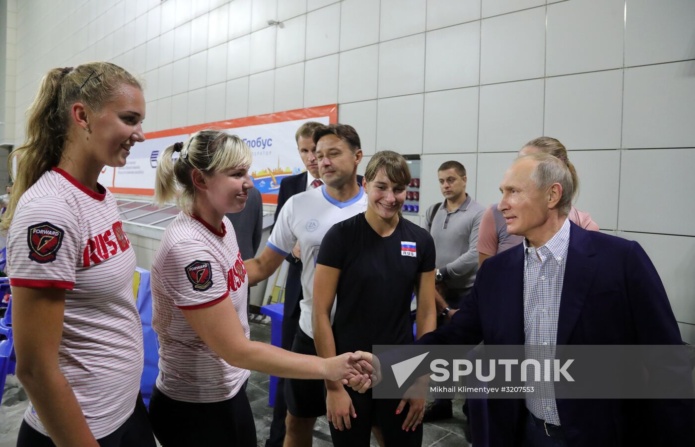 Russian President Vladimir Putin visits Sport Inn complex in Sochi