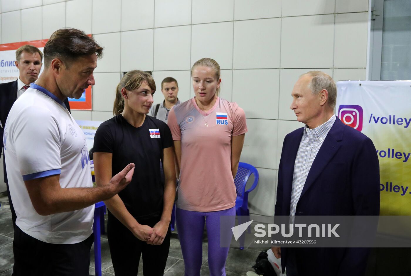 Russian President Vladimir Putin visits Sport Inn complex in Sochi